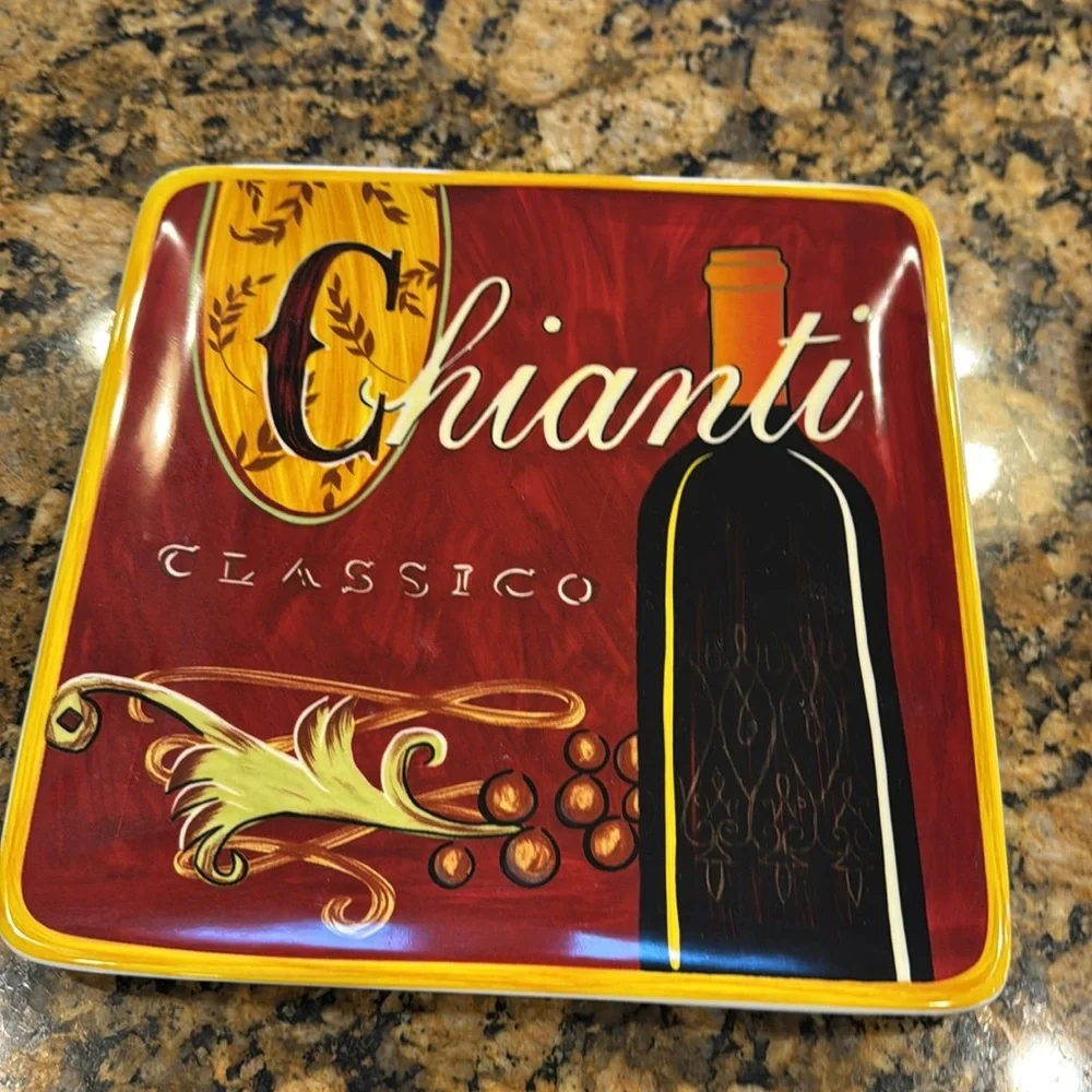 PIER 1 IMPORTS Earthen Cocina Tuscany Square Plates